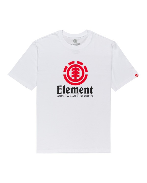 0 Vertical - T-shirt pour Homme Blanc Z1SSI4ELF1 Element
