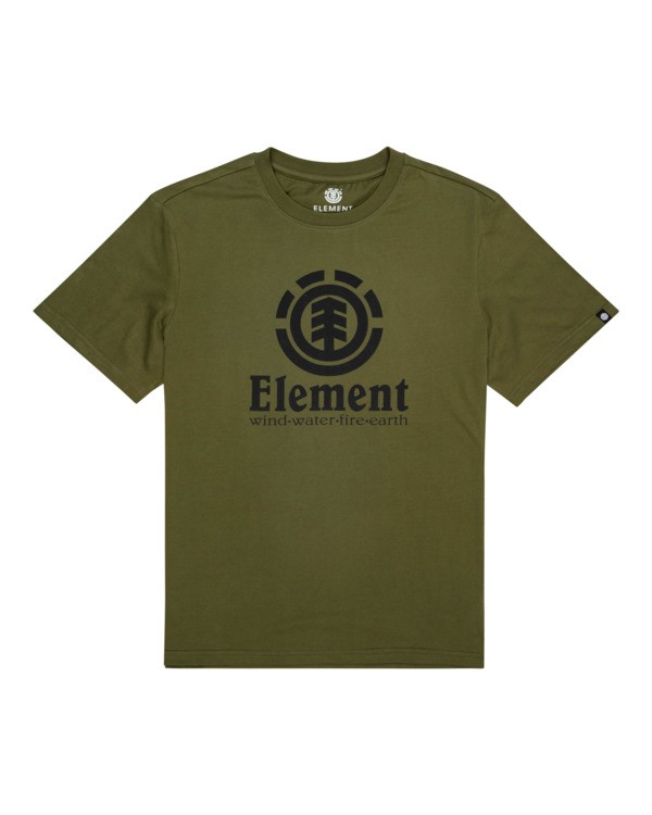 0 Vertical - T-shirt pour Homme Vert Z1SSI4ELF1 Element