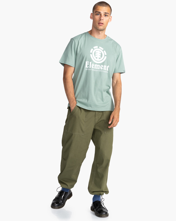 3 Vertical - T-shirt pour Homme Vert Z1SSI4ELF1 Element