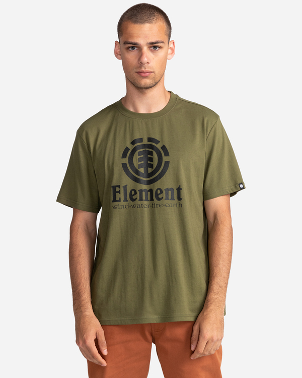 1 Vertical - T-shirt pour Homme Vert Z1SSI4ELF1 Element
