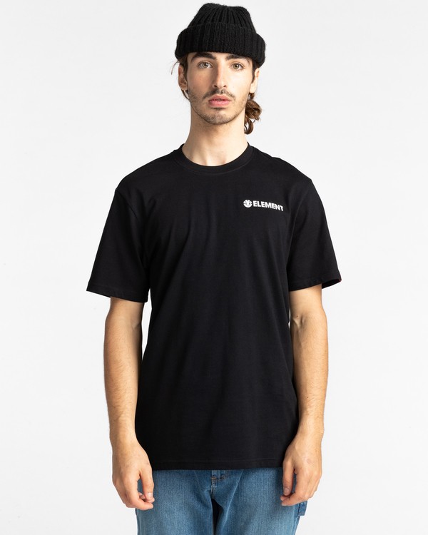 1 Blazin Chest - Maglietta voor Uomo Black Z1SSI6ELF1 Element