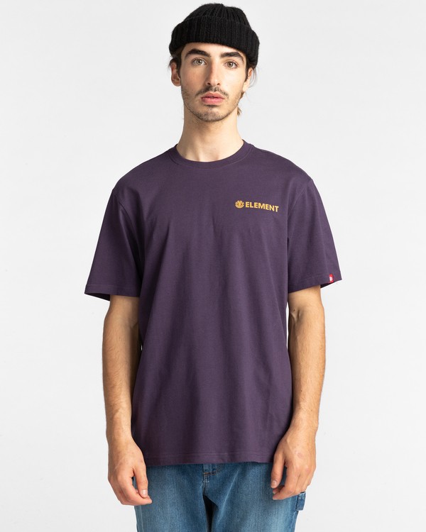1 Blazin Chest - T-Shirt for Men Purple Z1SSI6ELF1 Element