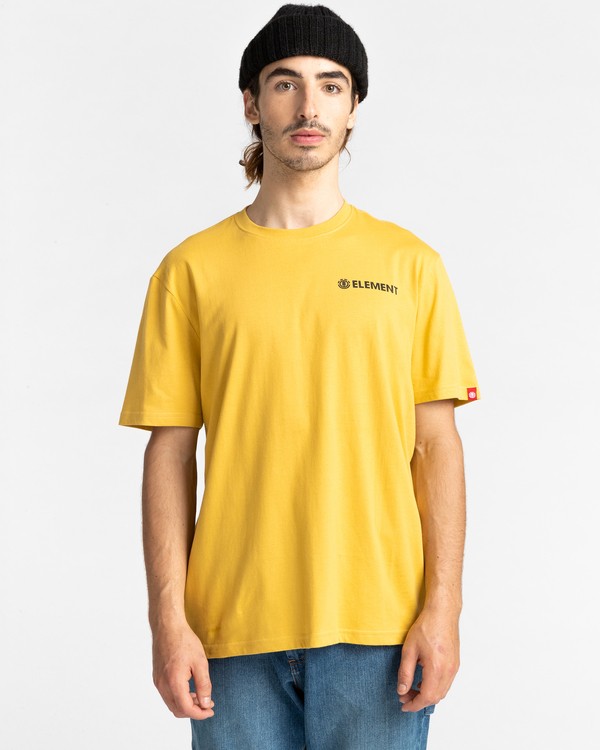 1 Blazin Chest - Maglietta voor Uomo Yellow Z1SSI6ELF1 Element