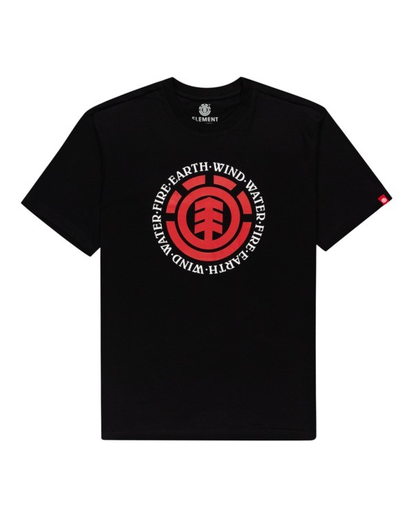 0 Seal - T-shirt pour Homme Noir Z1SSI7ELF1 Element