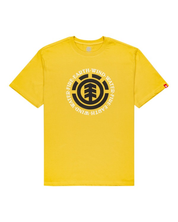 0 Seal - T-Shirt for Men Yellow Z1SSI7ELF1 Element