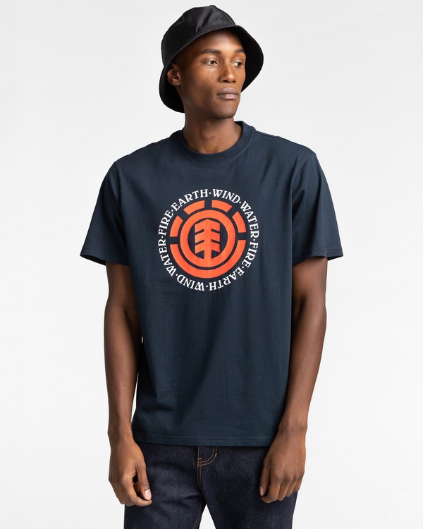 1 Seal - T-shirt pour Homme Gris Z1SSI7ELF1 Element