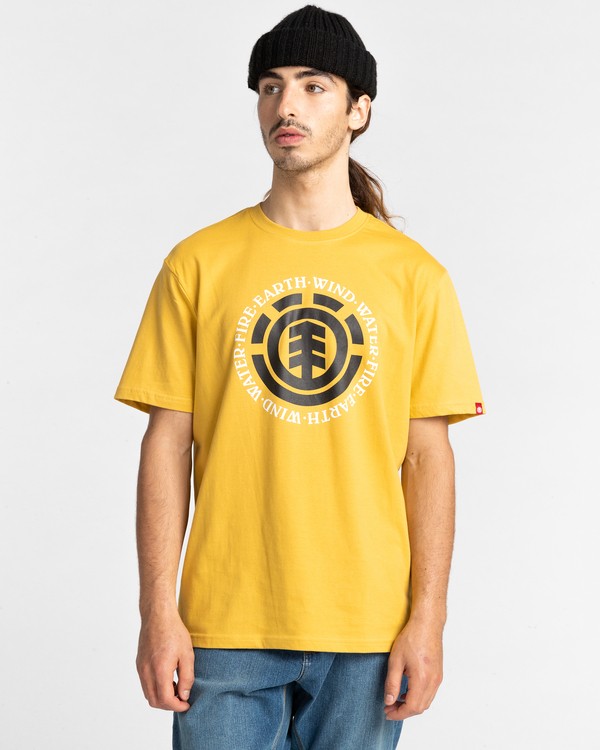 1 Seal - T-Shirt for Men Yellow Z1SSI7ELF1 Element