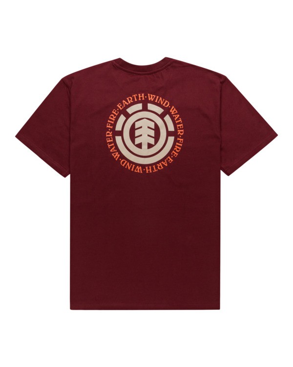 1 Seal - T-shirt pour Homme Rouge Z1SSI8ELF1 Element