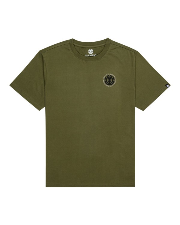 0 Seal - T-Shirt for Men Green Z1SSI8ELF1 Element
