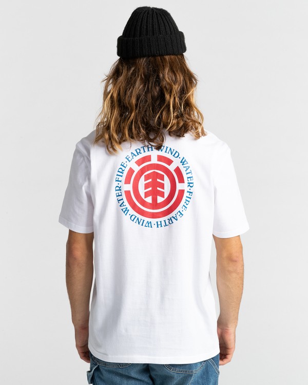 3 Seal - T-shirt pour Homme Blanc Z1SSI8ELF1 Element
