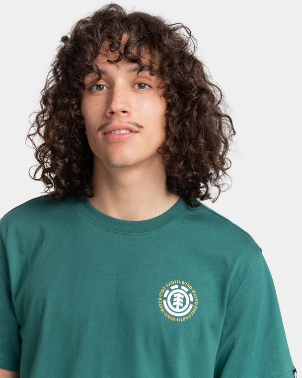 3 Seal - Camiseta para Hombre Verde Z1SSI8ELF1 Element
