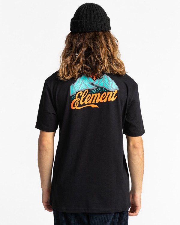 3 Casco - T-Shirt for Men Black Z1SSJ2ELF1 Element