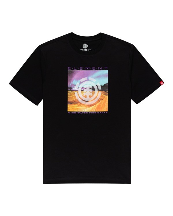 0 Dusky - Camiseta para Hombre Negro Z1SSJ7ELF1 Element