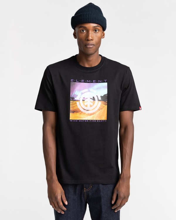 1 Dusky - Camiseta para Hombre Negro Z1SSJ7ELF1 Element