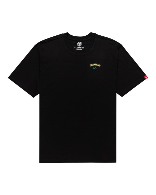 0 Topo Three - T-Shirt for Men Black Z1SSK4ELF1 Element