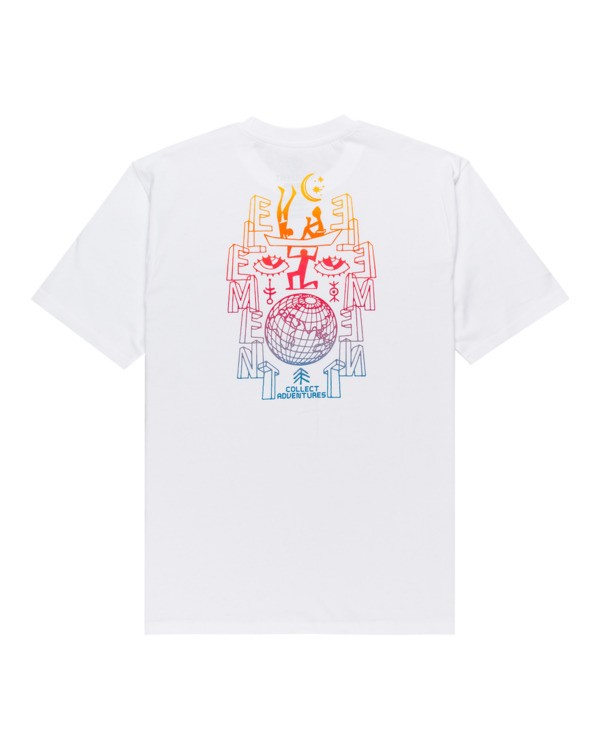 1 Cabeza - T-shirt pour Homme Blanc Z1SSL2ELF1 Element