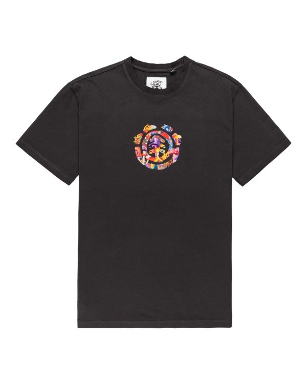 0 Shrooms Tree - T-Shirt for Men Black Z1SSO4ELF1 Element