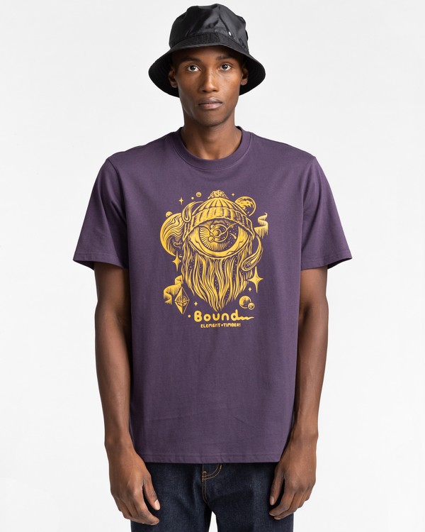 1 A World Apart - T-Shirt for Men Purple Z1SSO7ELF1 Element
