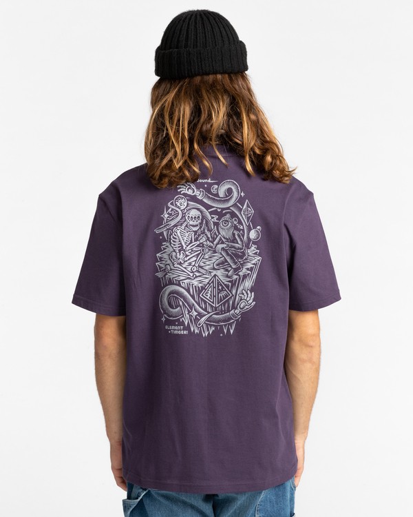 3 Acceptance - T-shirt pour Homme Violet Z1SSO9ELF1 Element