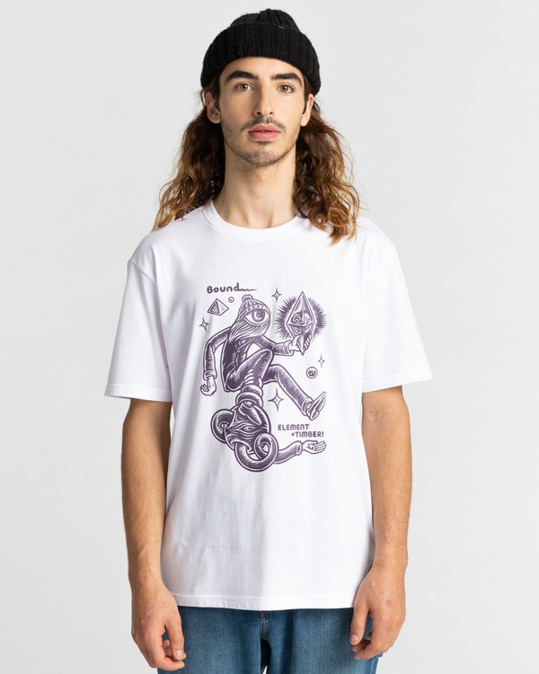 2 Forward - Maglietta da Uomo White Z1SSP2ELF1 Element