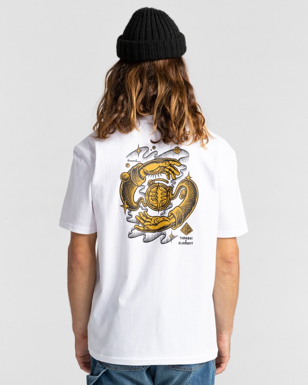 3 Rotation - T-Shirt for Men White Z1SSP4ELF1 Element