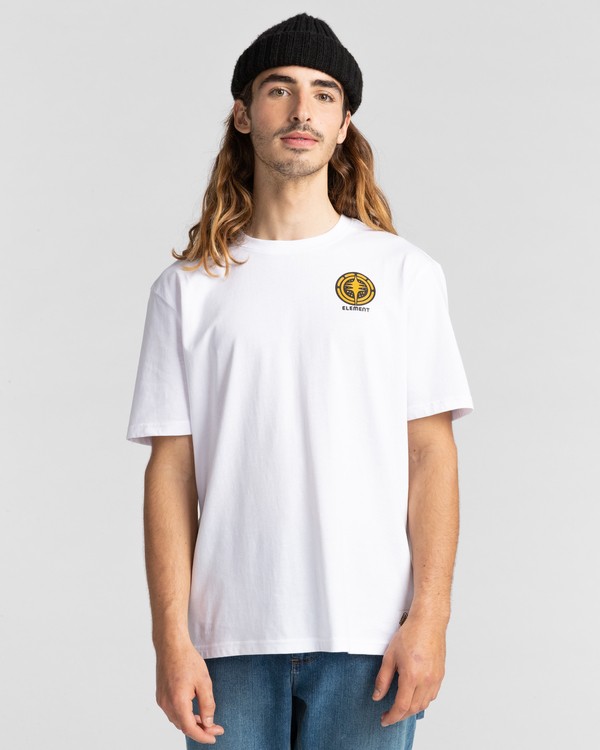 2 Rotation - T-Shirt for Men White Z1SSP4ELF1 Element