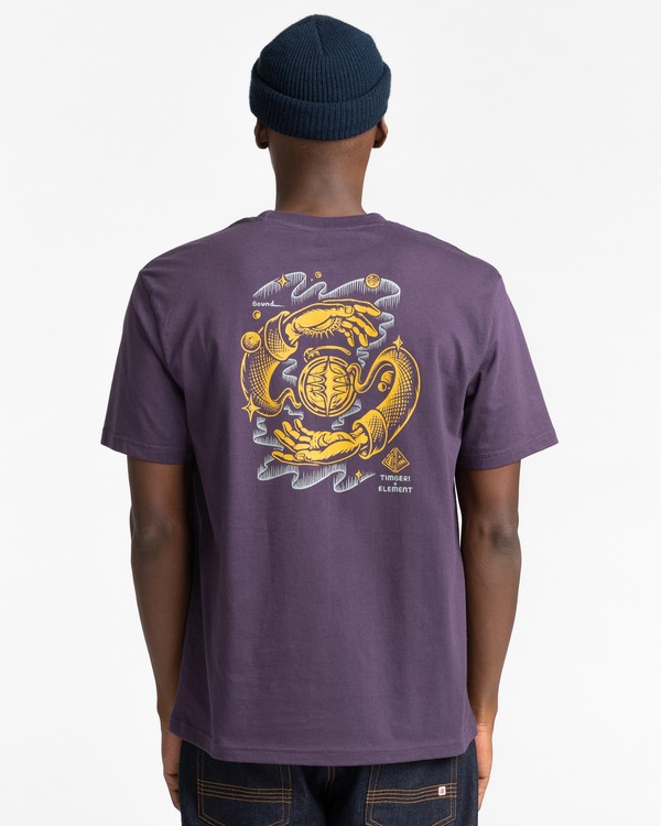 3 Rotation - T-Shirt for Men Purple Z1SSP4ELF1 Element
