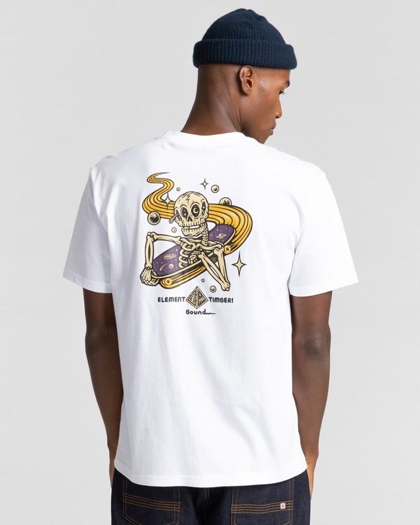 3 Transender - T-shirt pour Homme Blanc Z1SSP5ELF1 Element