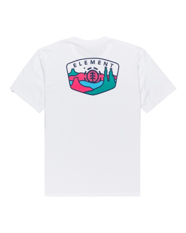 1 Navio - Maglietta da Uomo White Z1SSP6ELF1 Element
