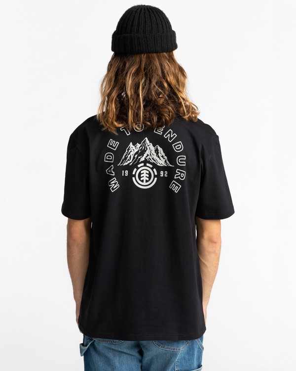 3 Ivyhill - T-Shirt for Men Black Z1SSP7ELF1 Element