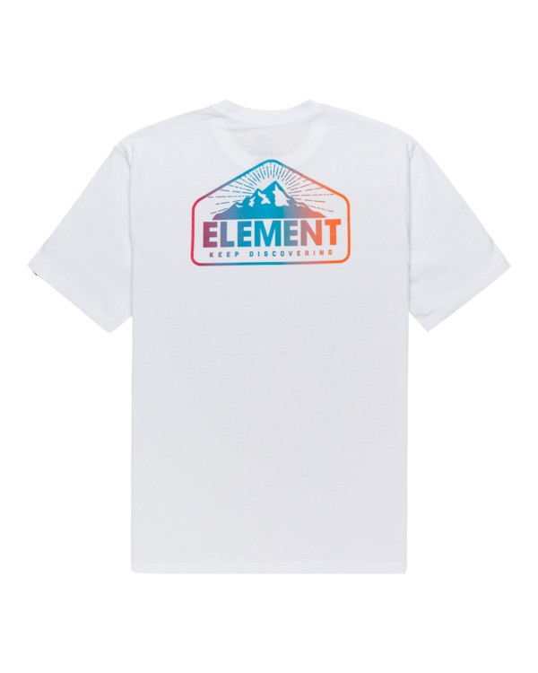 1 Malta - Maglietta voor Uomo White Z1SSQ1ELF1 Element