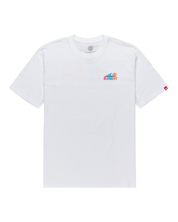 0 Malta - Maglietta voor Uomo White Z1SSQ1ELF1 Element