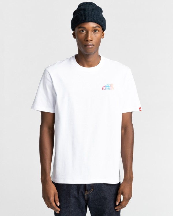 2 Malta - Maglietta voor Uomo White Z1SSQ1ELF1 Element