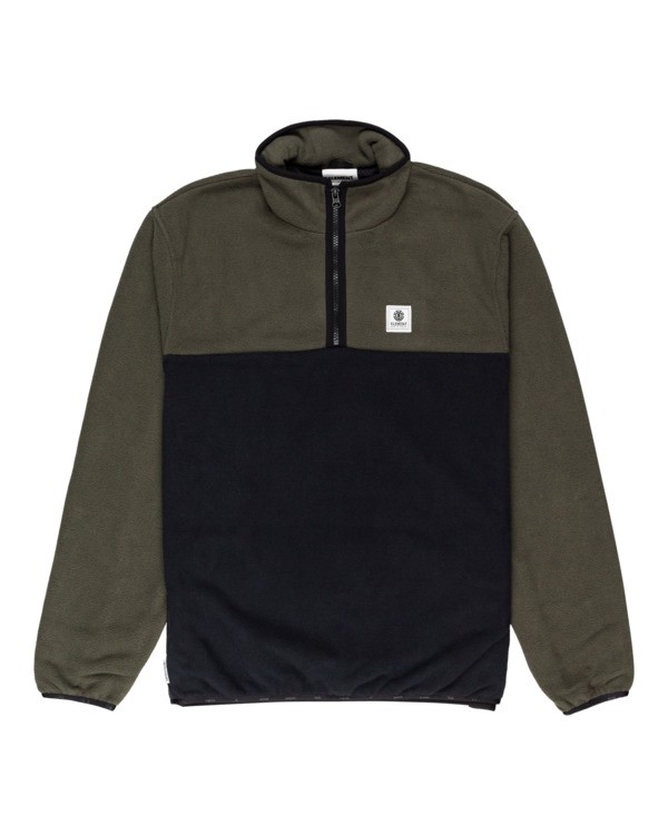0 Abenaki - Polaire demi-zip pour Homme Vert Z1WAB4ELF1 Element