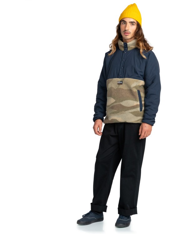 7 Mountain Sherpa 1 4 - Wendbares Fleece für Männer Beige Z1WAB5ELF1 Element