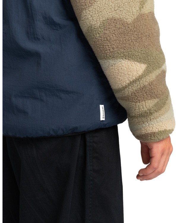 4 Mountain Sherpa 1 4 - Wendbares Fleece für Männer Beige Z1WAB5ELF1 Element