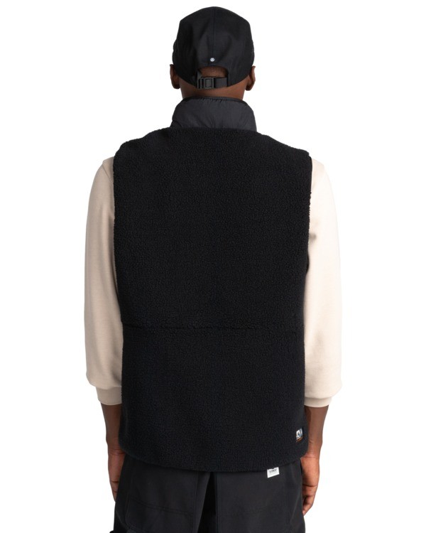6 Lake Vest - Fleece Bodywarmer voor Heren Black Z1WAC1ELF1 Element