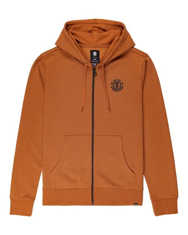 0 Goletta - Zip-Up Hoodie for Men Brown Z1ZHC3ELF1 Element