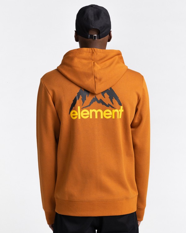 4 Goletta - Zip-Up Hoodie for Men Brown Z1ZHC3ELF1 Element