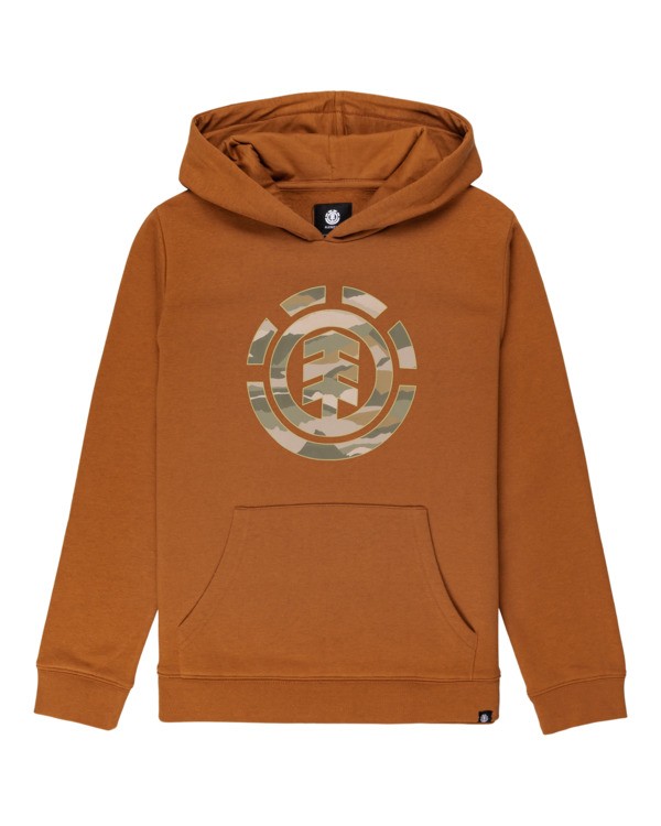 0 Landscape - Kapuzenpullover für Jungen Braun Z2HOB5ELF1 Element