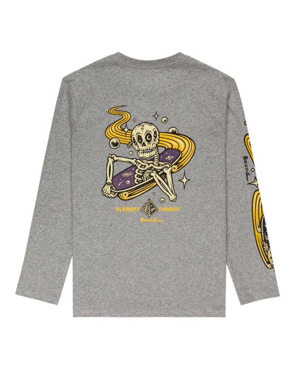 1 Transender - Long Sleeve T-Shirt for Boys Gray Z2LSB1ELF1 Element