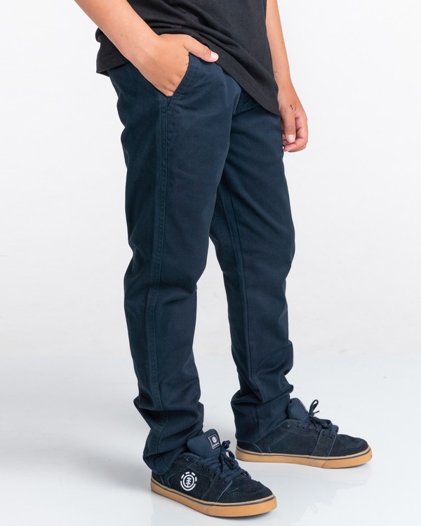 3 Howland Classic - Chinos for Boys Grey Z2PTB1ELF1 Element