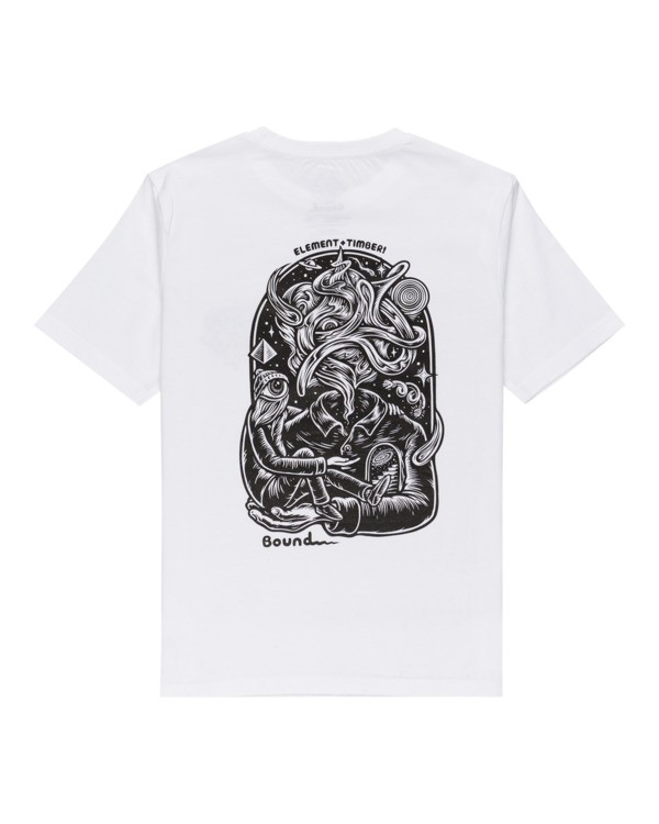 1 Reasoning - T-Shirt for Boys White Z2SSC3ELF1 Element