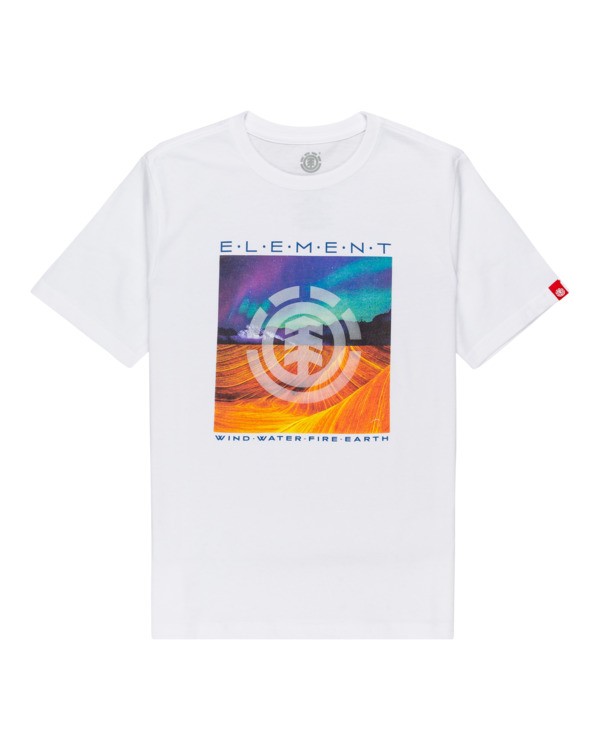 0 Dusky - Camiseta para Chicos Blanco Z2SSC7ELF1 Element