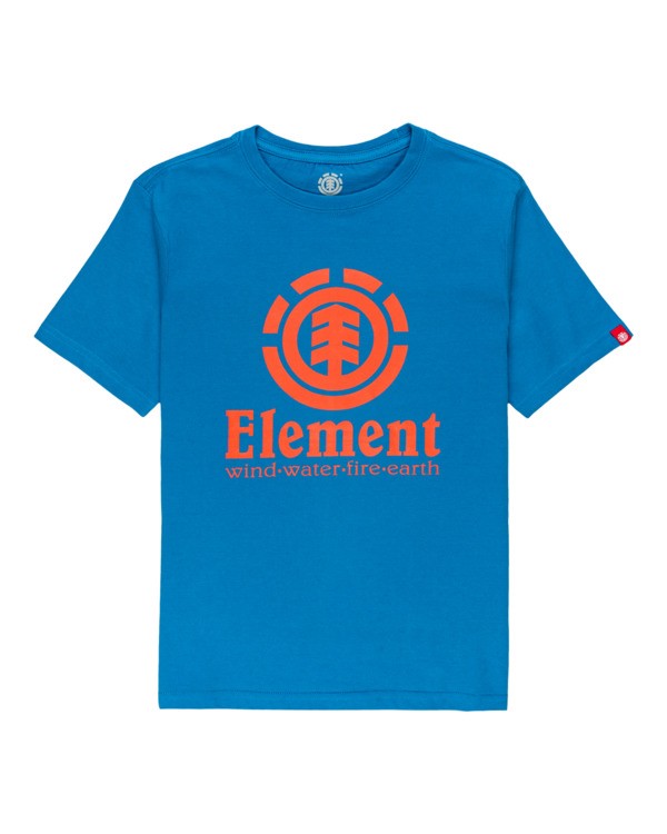 0 Vertical - T-Shirt for Boys Blue Z2SSC8ELF1 Element