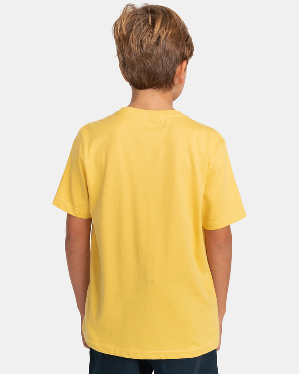element, Vertical - T-Shirt für Jungen, CREAM GOLD (4811) 5 Vertical - T-Shirt für Jungen Gelb Z2SSC8ELF1 Element