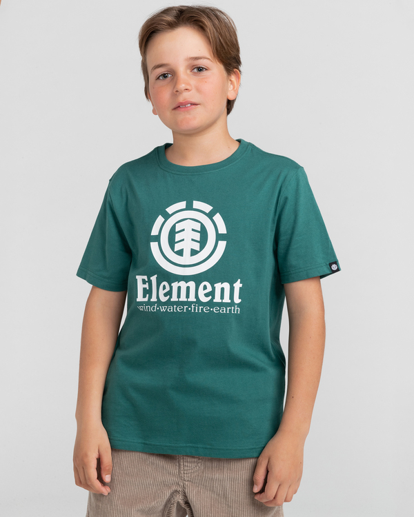 2 Vertical - Maglietta voor Ragazzo Green Z2SSC8ELF1 Element