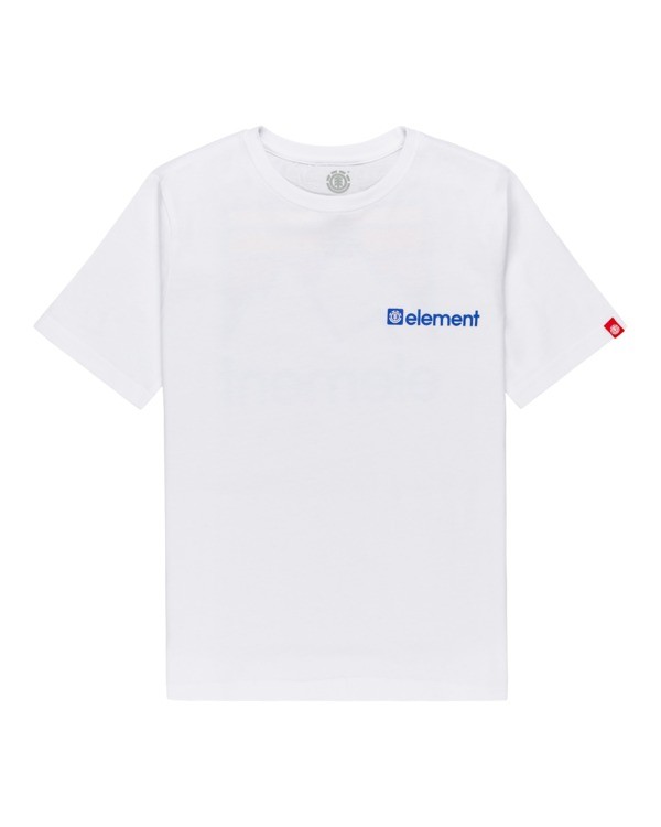 0 Joint - T-shirt pour Garçon Blanc Z2SSD9ELF1 Element