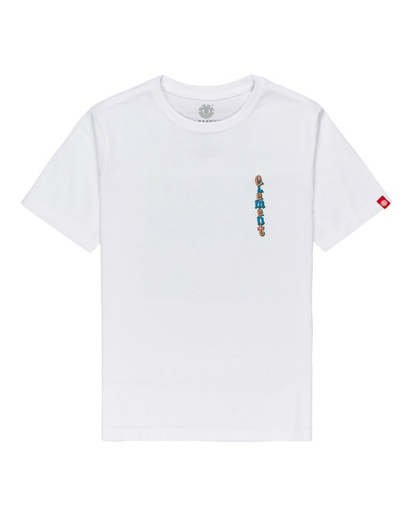 0 Karvel - T-shirt pour Garçon Blanc Z2SSE5ELF1 Element