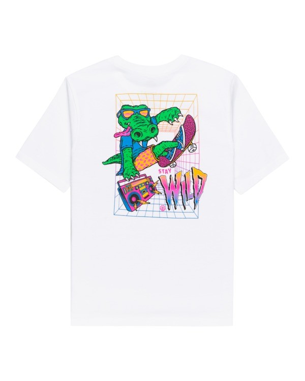 1 Wild Style - T-shirt pour Garçon Blanc Z2SSF9ELF1 Element